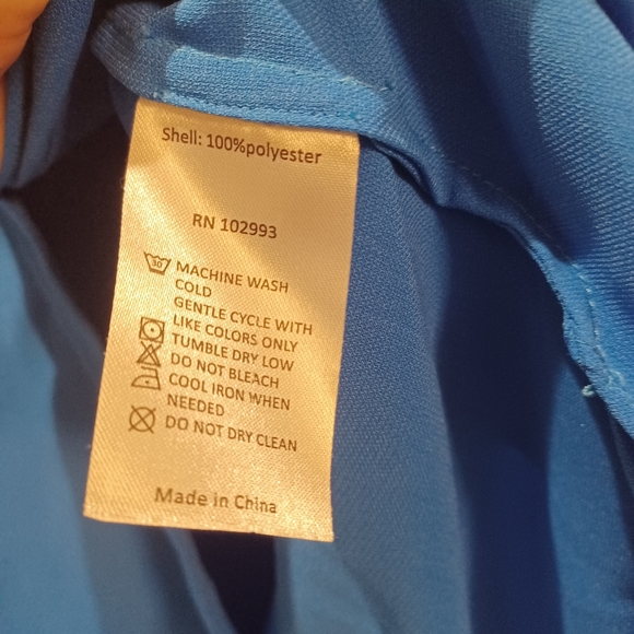 Prabal Gurung Collective Blue Cape Top - Picture 6 of 8